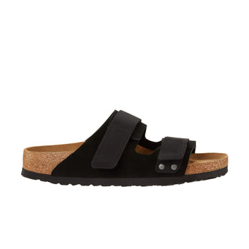 Uji Black Suede/Nubuck Leather